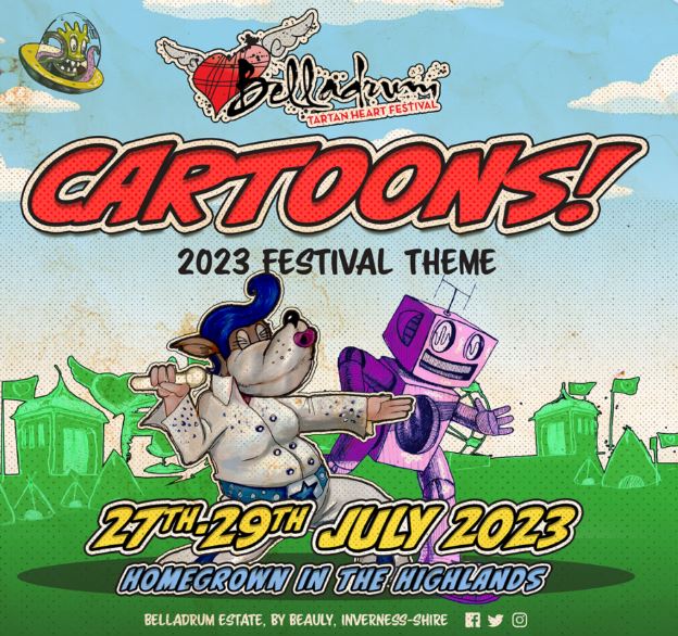 Belladrum-Festival-Theme-2023-Cartoons Loch Ness Adventure Awaits: Your Guide to 2023 Events